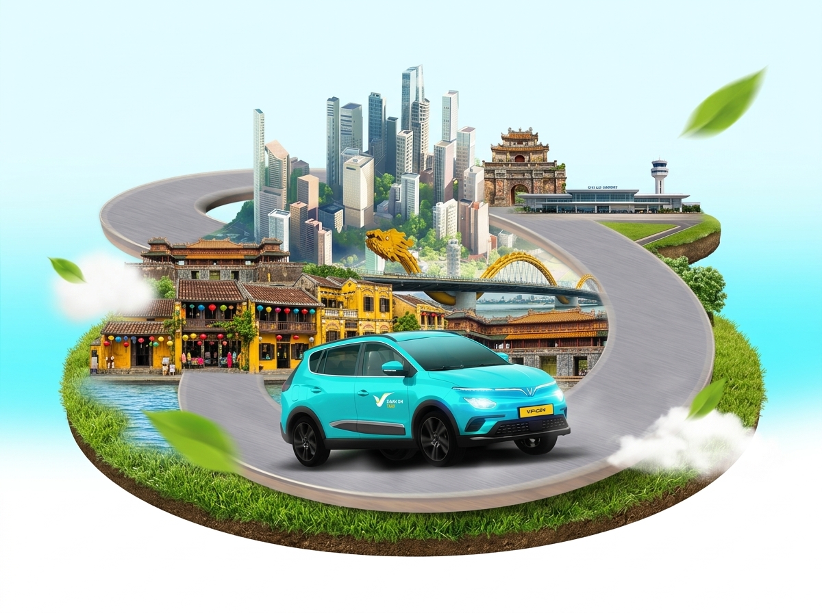 Taxi Xanh Quảng Ngãi Dịch vụ xe ké ghép Quảng Ngãi