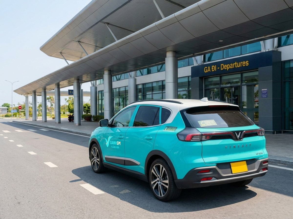 Taxi Xanh Quảng Ngãi Đặt Taxi Quảng Ngãi Đi Sân Bay Chu Lai Nhanh
