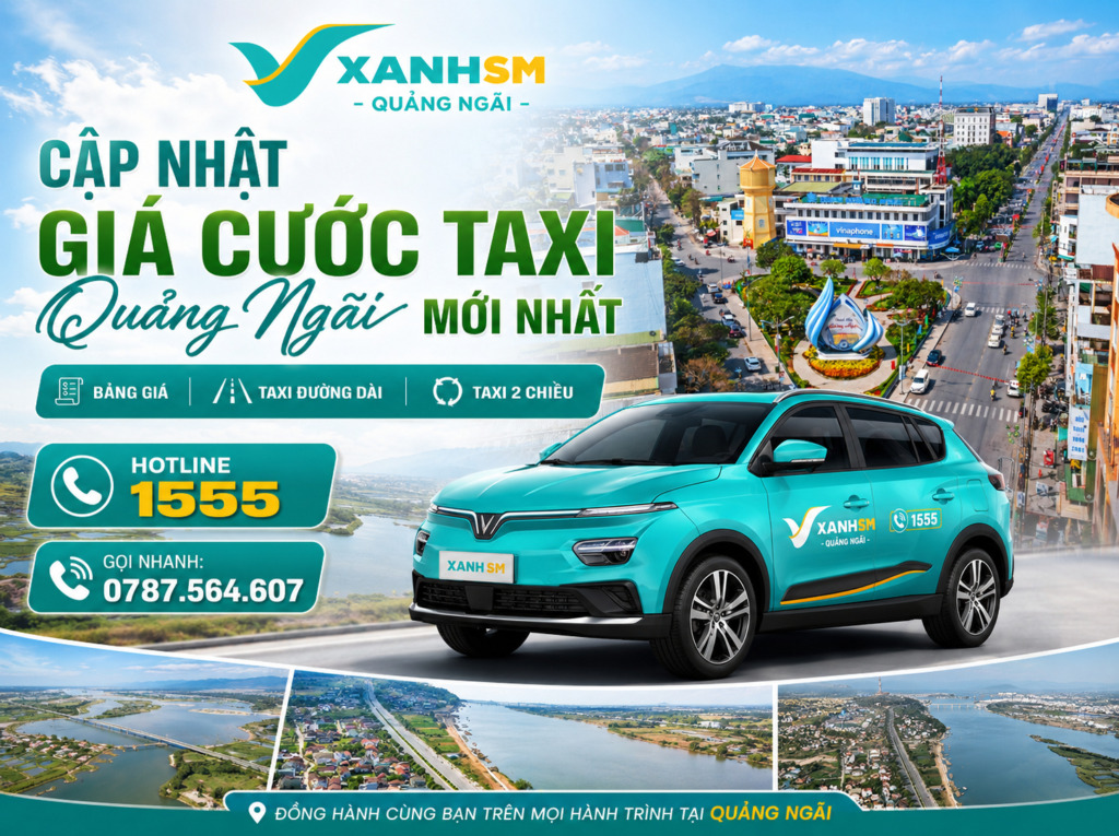 Taxi Xanh Quảng Ngãi Cập nhậ